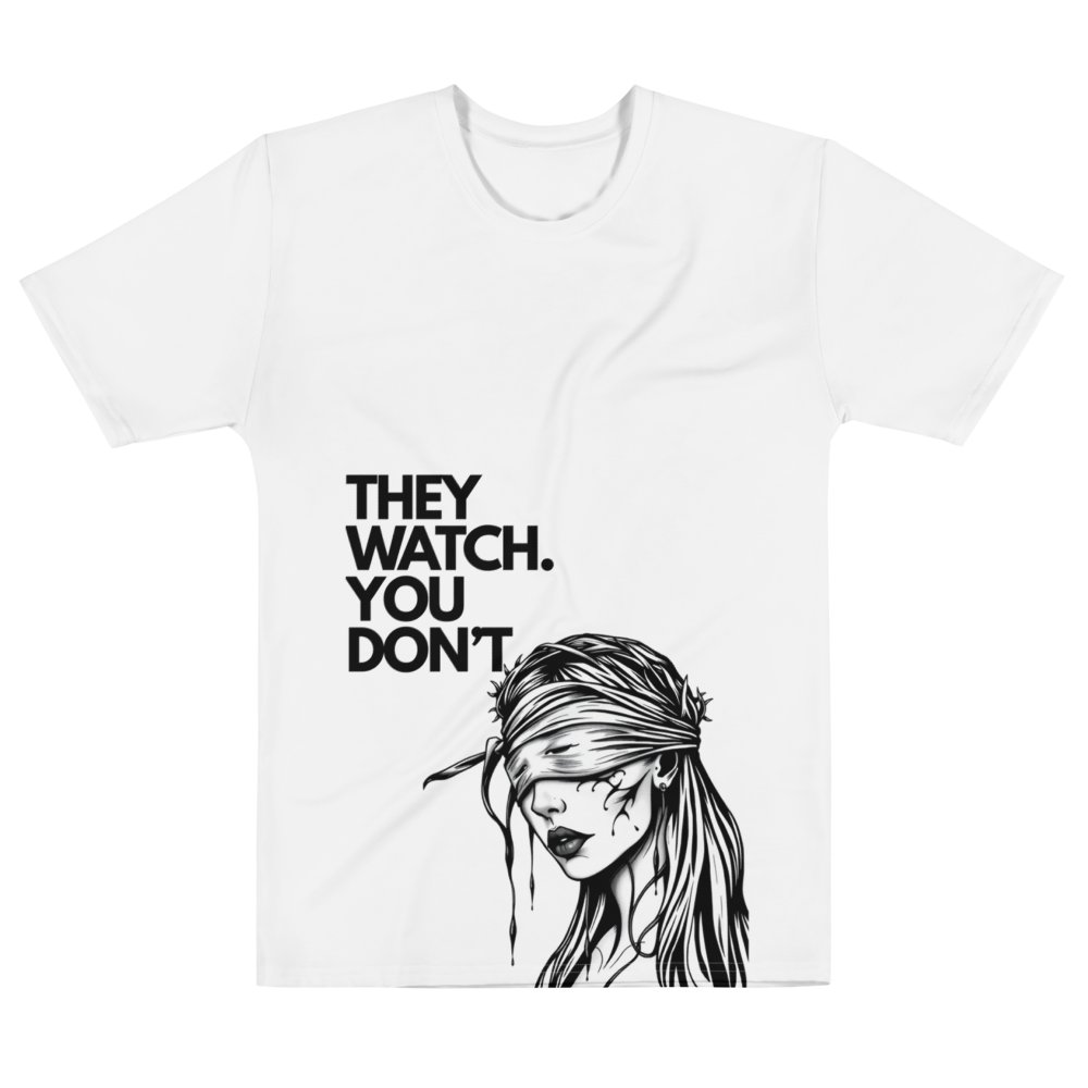 Streetwear White Tee Broken Face