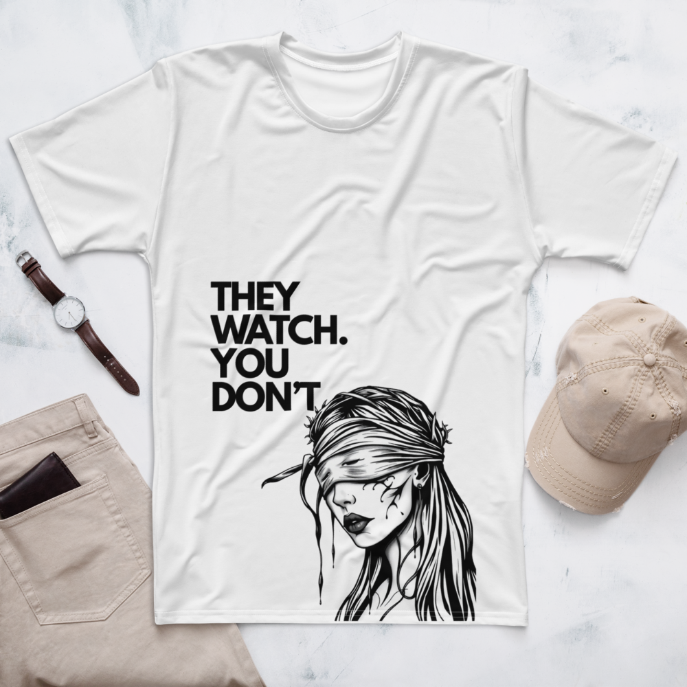 Streetwear White Tee Broken Face